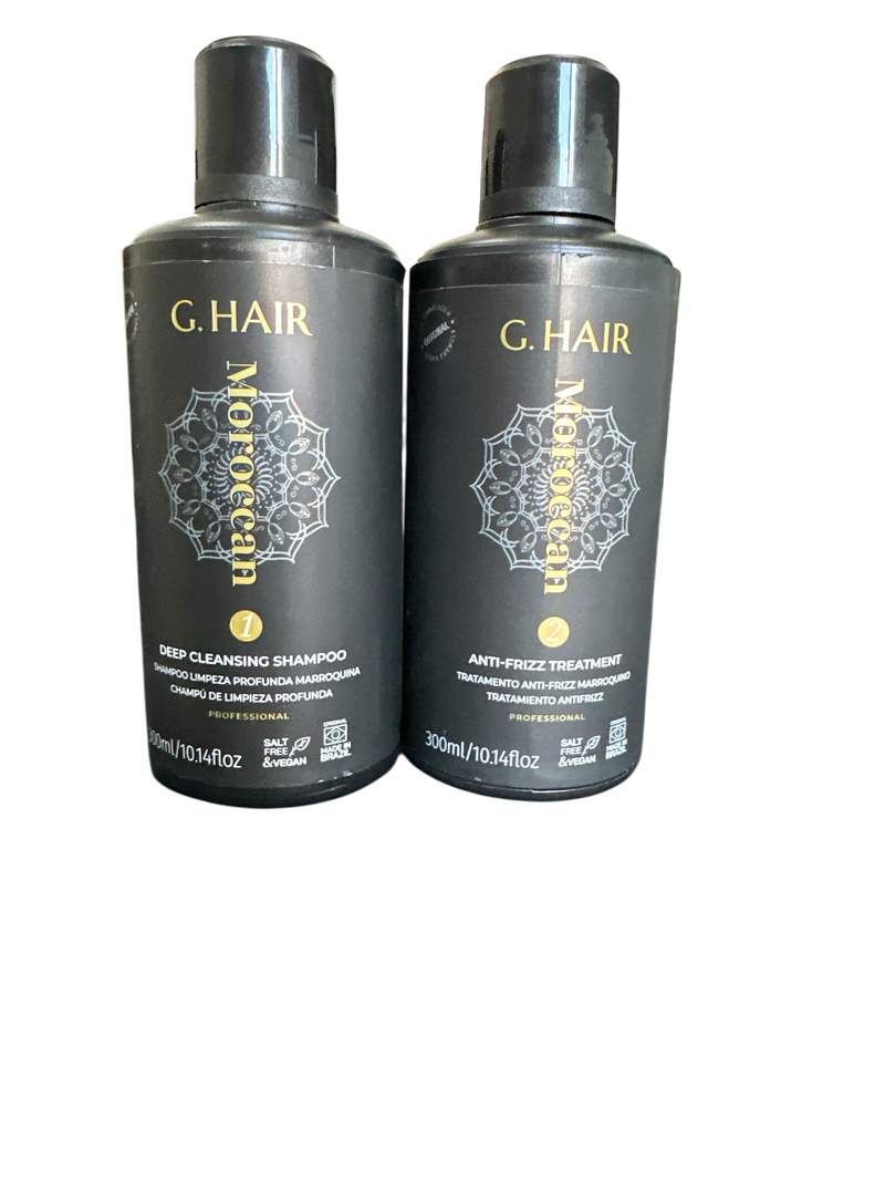 KB KERATIN MOROCCAN HAIR TREATMENT 250ml 8.4oz KIT .